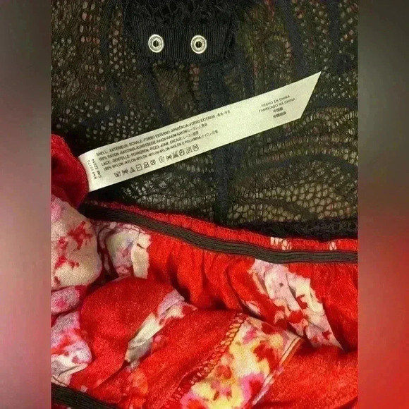 Free People Forties Feel Bell Sleeve Bodysuit Size Small - Picture 9 of 12